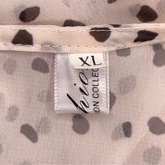 XL WHITE BLACK DOTS DALMATIAN PRINT ROMPER LIGHTWEIGHT  LONG SLEEVE - Picture 10 of 13